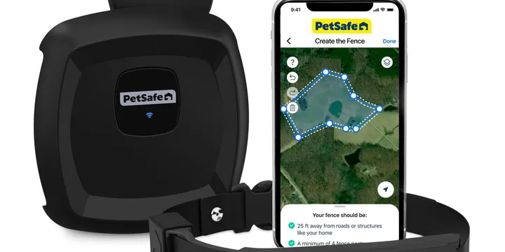 Official PetSafe product photograph of the Guardian GPS Dog Fence, the containment system whose boundary behaviour and owner reports are examined in this article without being recommended